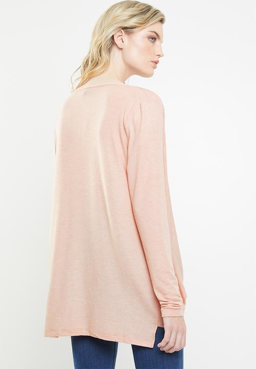 Vero Moda - Mandy wrapover top - pink 