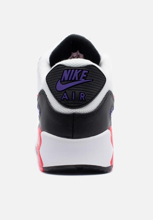 Nike - Air Max '90 essential - white/red orbit-psychic purple-black