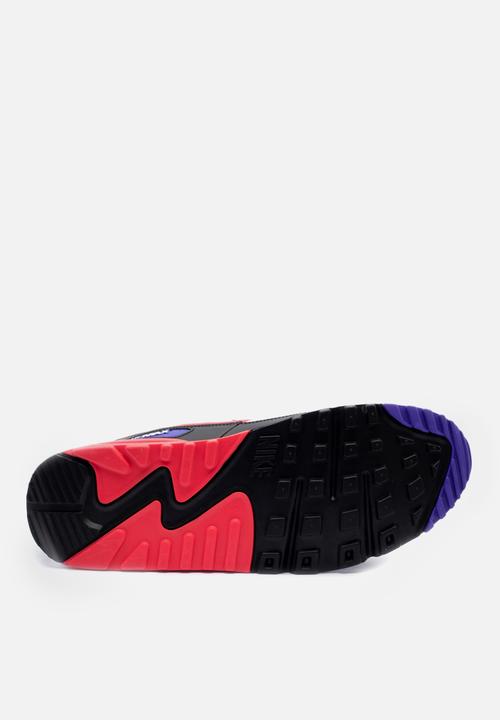 Nike - Air Max '90 essential - white/red orbit-psychic purple-black