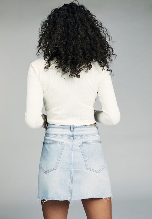 Cotton On - The classic denim skirt - blue