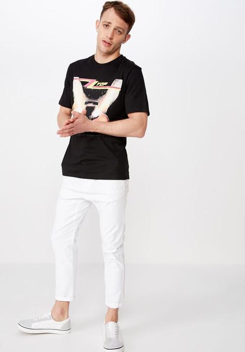 Cotton On - Tbar collab short sleeve tee - black