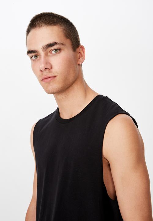 Cotton On - Essential muscle tank - black