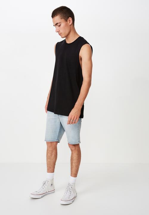 Cotton On - Essential muscle tank - black