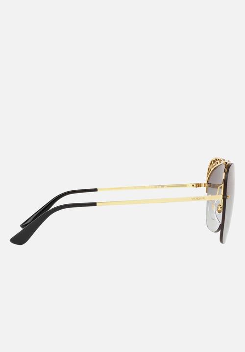 Vogue Eyewear - Metallic lace sunglasses - grey 
