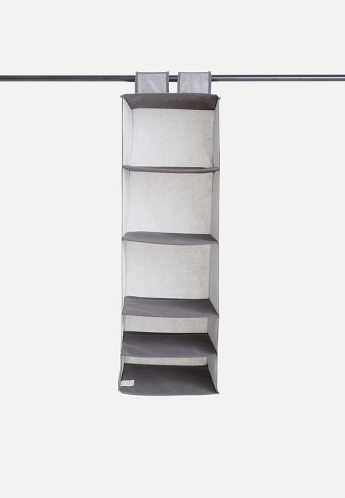 Sixth Floor - 5 tier storage hanger - grey