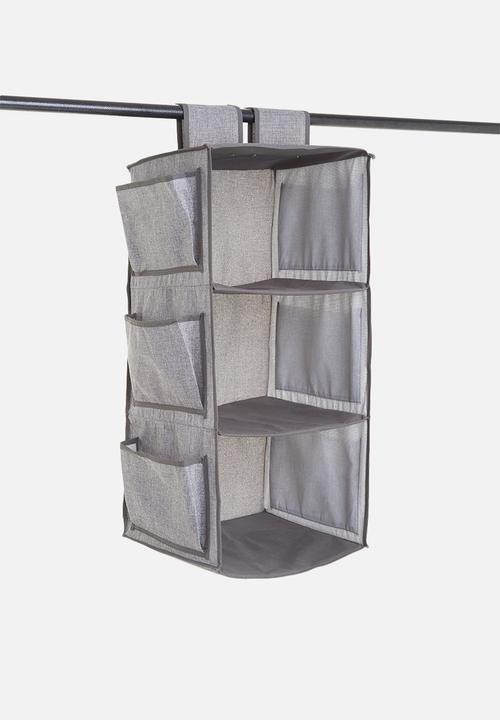 Sixth Floor - 3 tier storage hanger - grey