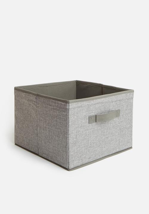 Sixth Floor - Collapsible storage box - grey