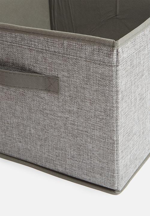 Sixth Floor - Collapsible storage box - grey