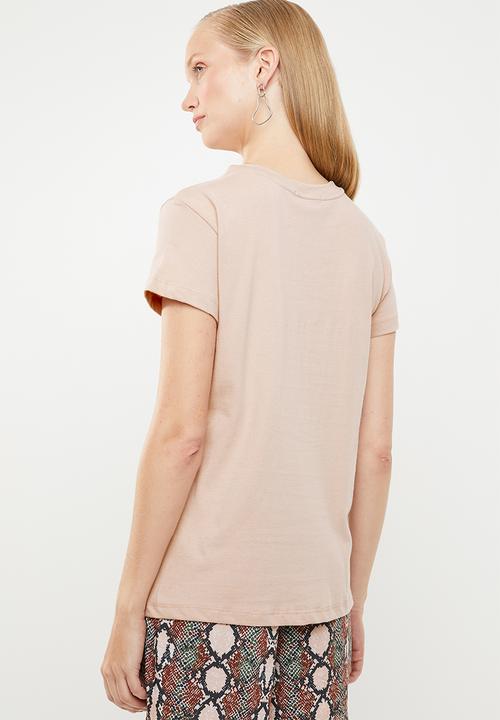 Superbalist - Placement printed tee - neutral