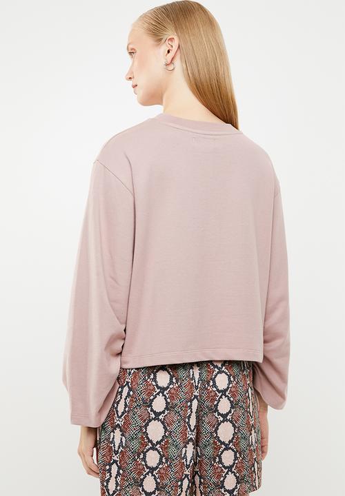 Superbalist - Drawstring detail sweat - pink