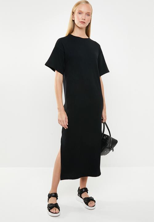 Superbalist - T-shirt dress with boxy sleeve - black