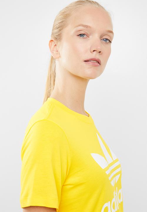adidas Originals - Trefoil tee - yellow