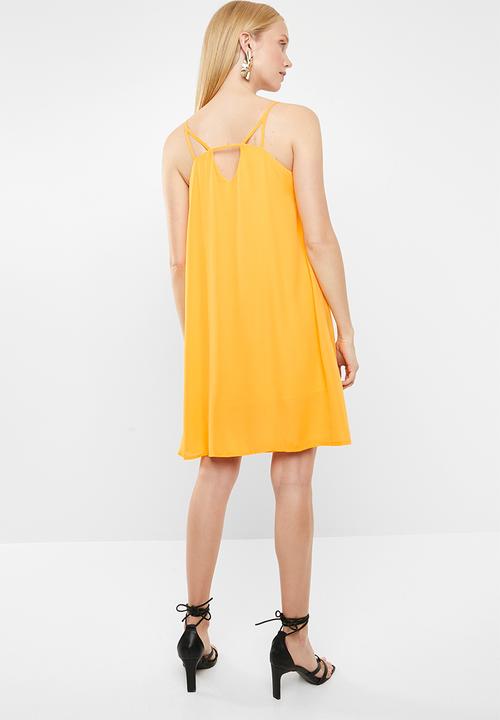 Superbalist - Chiffon strappy dress - yellow