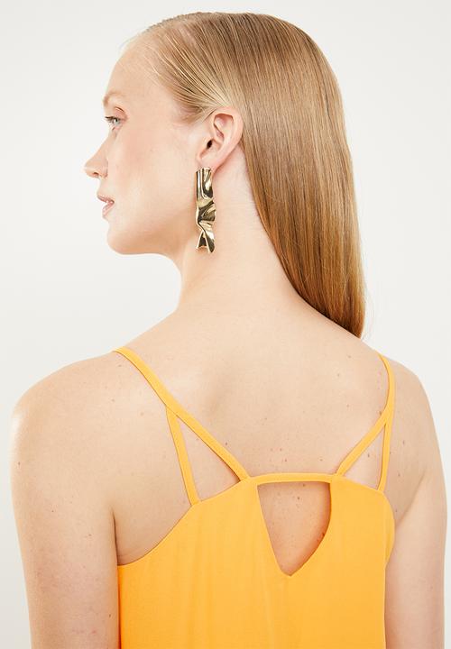 Superbalist - Chiffon strappy dress - yellow
