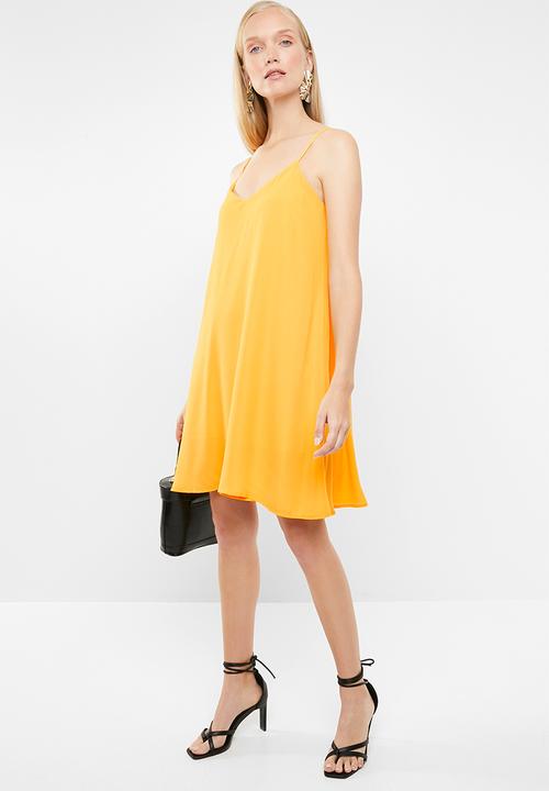 Superbalist - Chiffon strappy dress - yellow