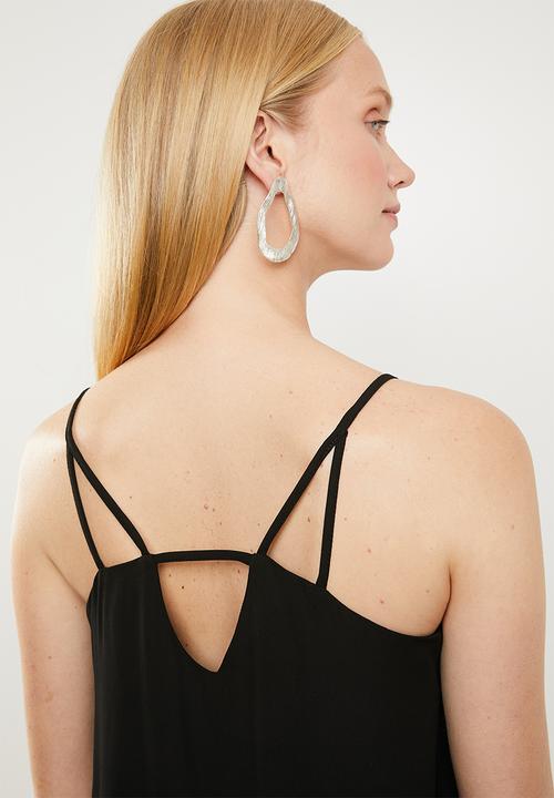 Superbalist - Chiffon strappy dress - black 