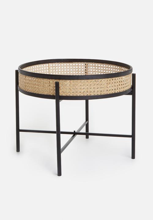 Sixth Floor - Rattan side table - natural