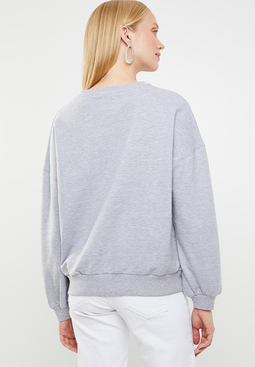 Superbalist - Balloon sleeve sweat - grey
