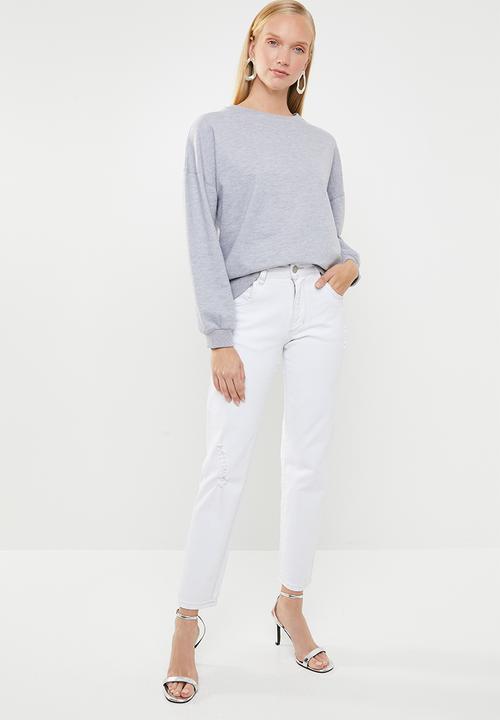 Superbalist - Balloon sleeve sweat - grey