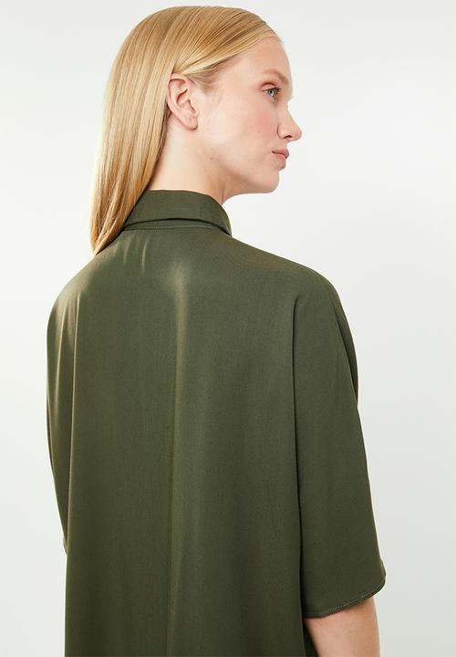 Superbalist - Batwing sleeve shirt - khaki