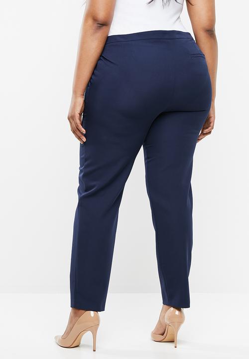 POLO - Plus size brooke formal pants - navy