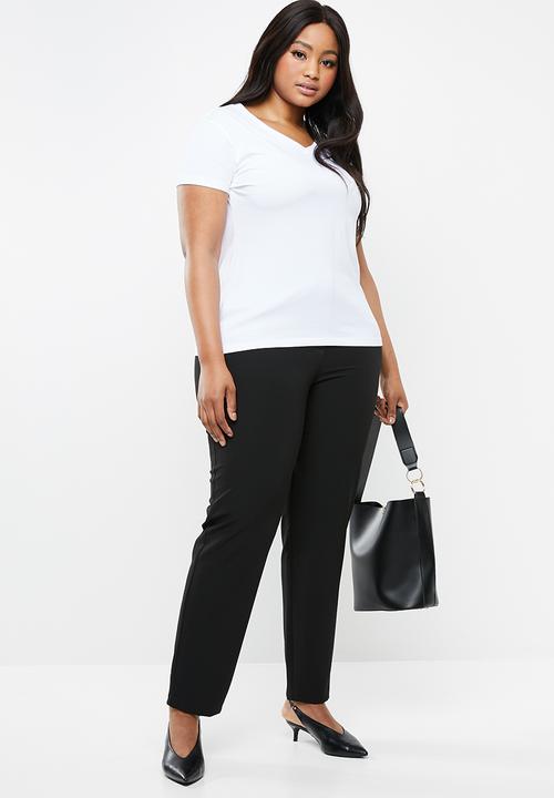 POLO - Plus size brooke formal pants - black