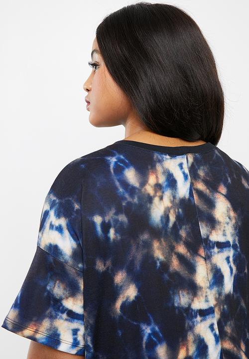 Superbalist - Boyfriend tee - navy & orange