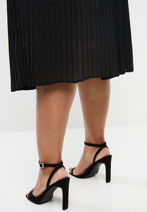 Superbalist - Pleated midi skirt - black