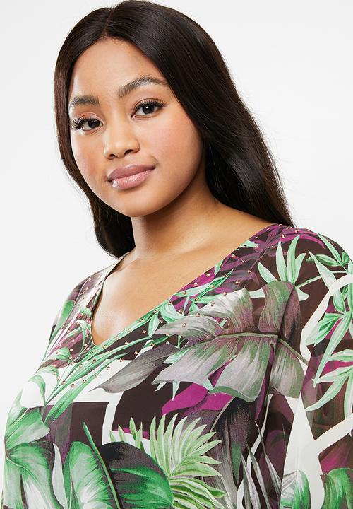 Lithe Plus - Printed kaftan - multi