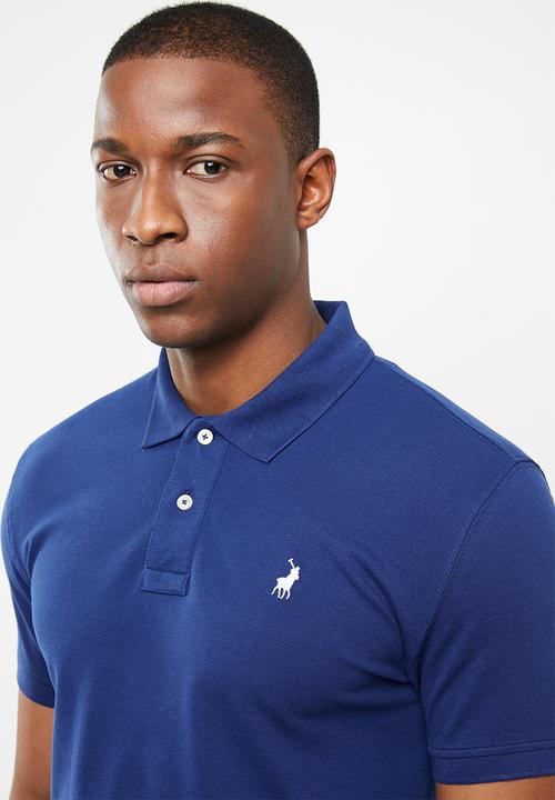 POLO - Classic stretch Pique golfer - navy 