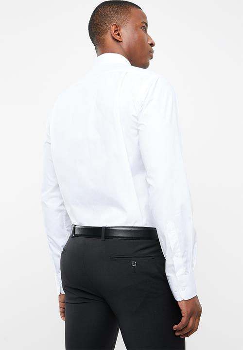 POLO - Custom fit work shirt - white