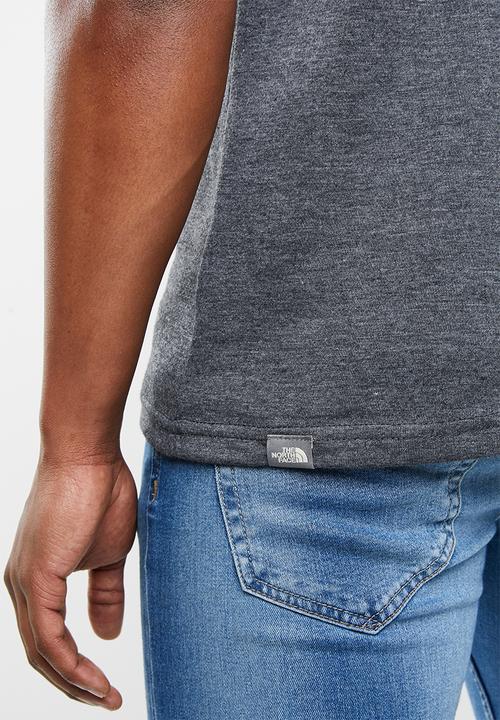 The North Face - M s/s raglan easy tee - black & charcoal 
