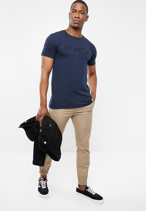 RVCA - Big RVCA short sleeve T-shirt - navy 