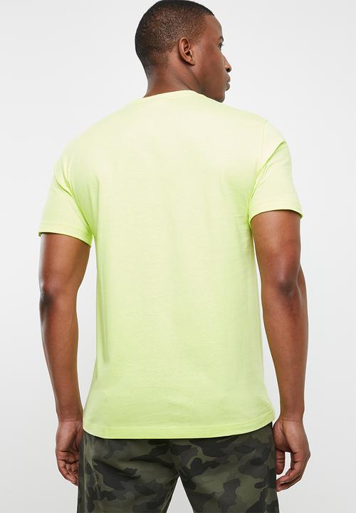 adidas Originals - Trefoil short sleeve T-shirt - yellow & white