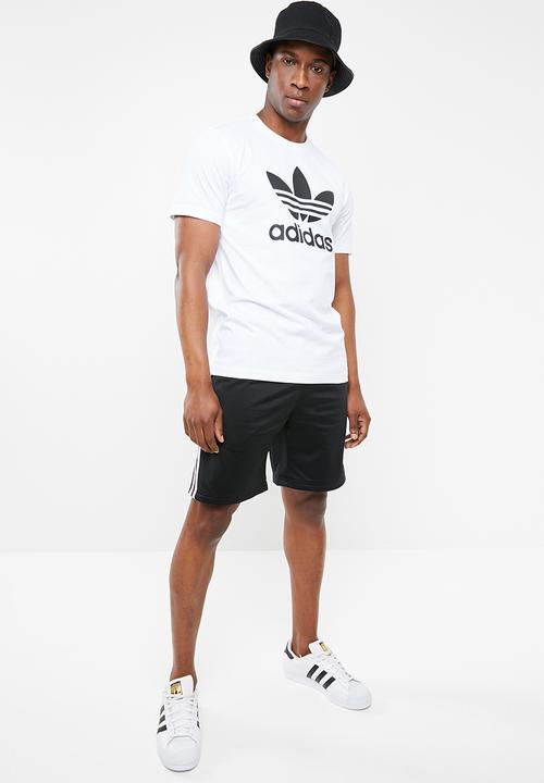 adidas Originals - Trefoil crew short sleeve tee - white & black