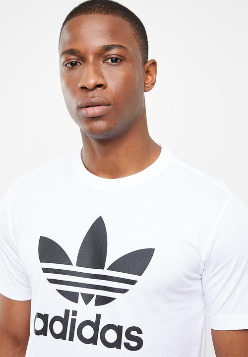 adidas Originals - Trefoil crew short sleeve tee - white & black