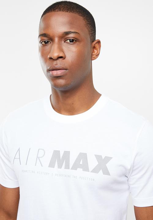 Nike - Nsw air max gpx tee - white