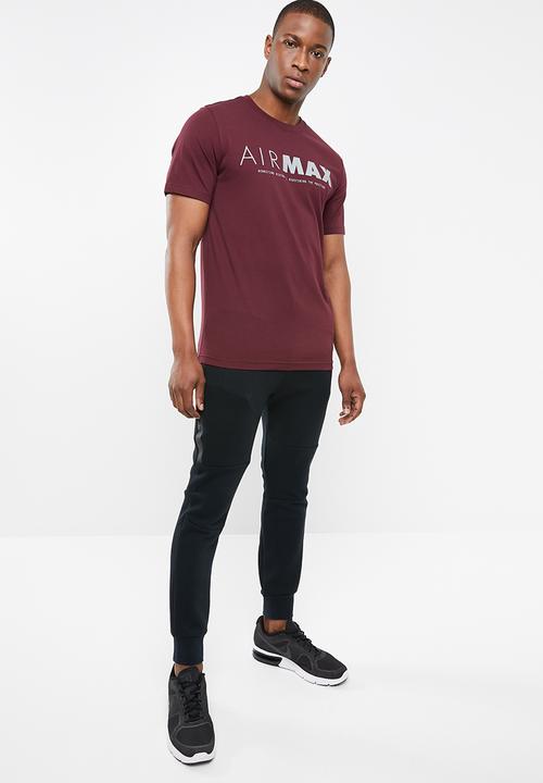 Nike - Nsw air max gpx tee - maroon