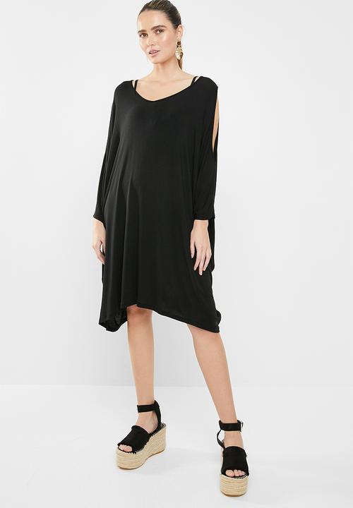 Superbalist - Cold shoulder cover up - black