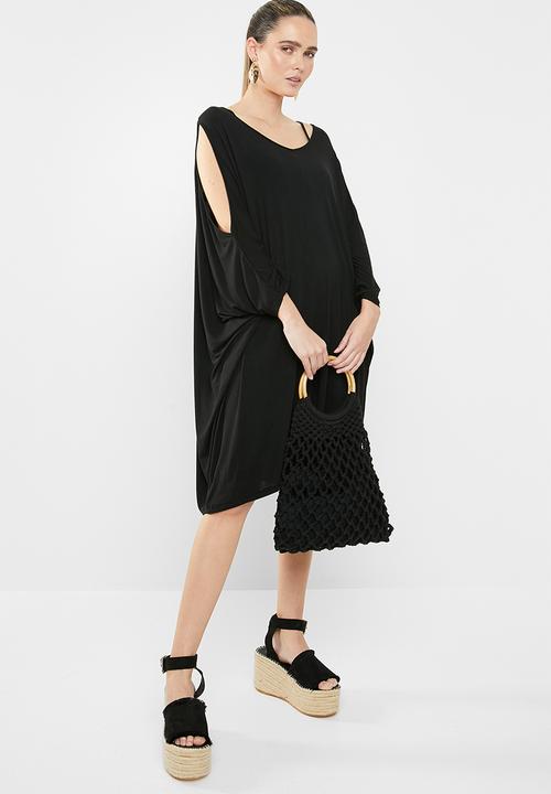 Superbalist - Cold shoulder cover up - black