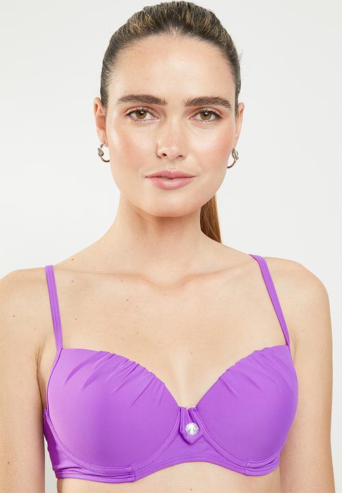 Lu-May - Supportive high waist two piece - purple