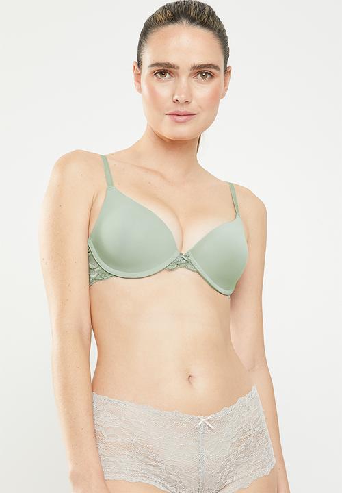 Cotton On - The body push up bra - green