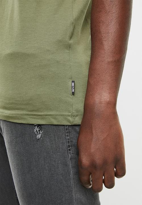 Only & Sons - Gilbert short sleeve tee - green