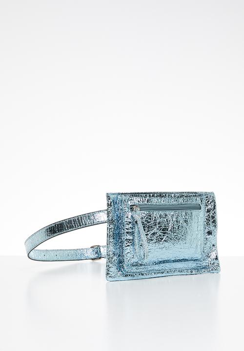Superbalist - Brode metallic waist bag - blue