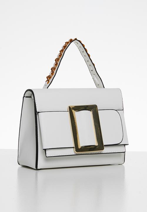 Superbalist - Big buckle bag - white