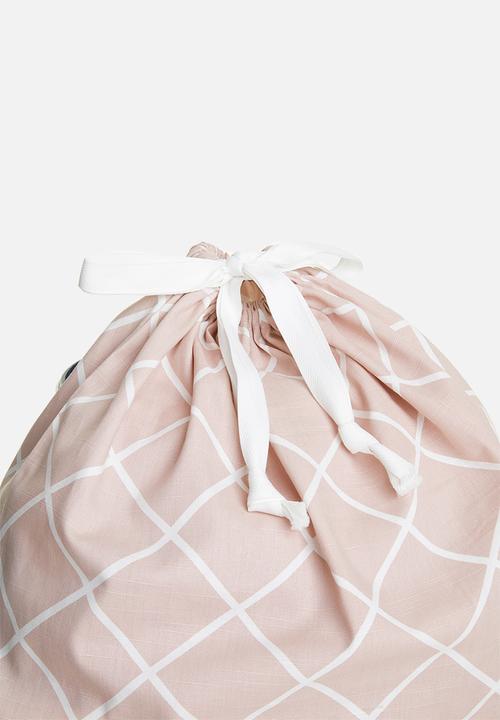 Sixth Floor - Grid storage bag - rose
