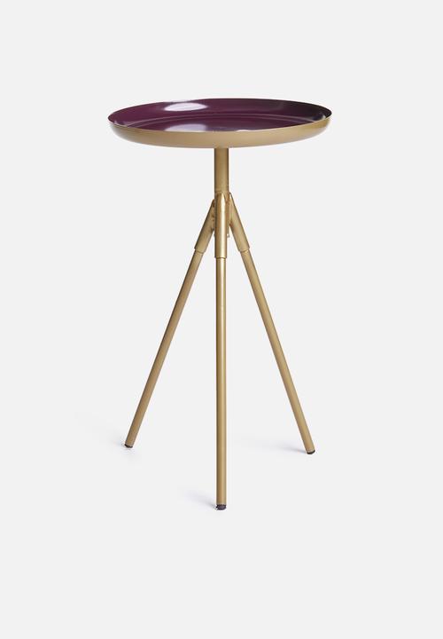 SF Collection - Sam tri side table - purple 
