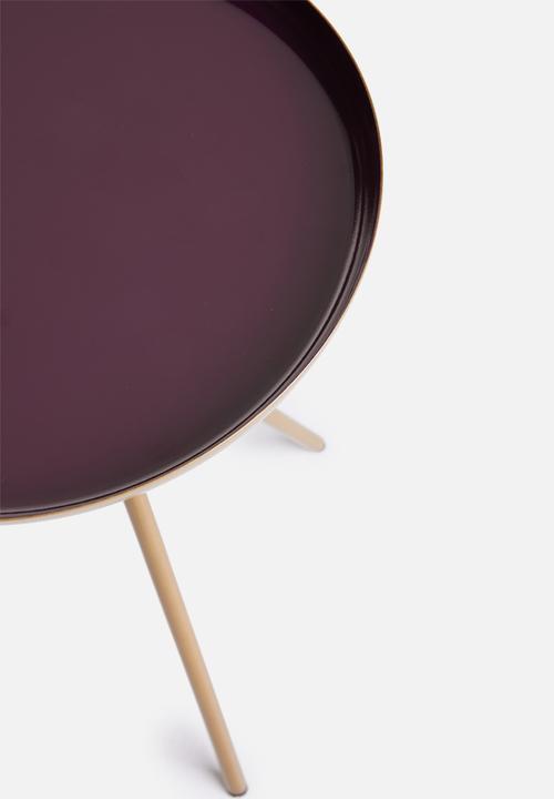 SF Collection - Sam tri side table - purple 