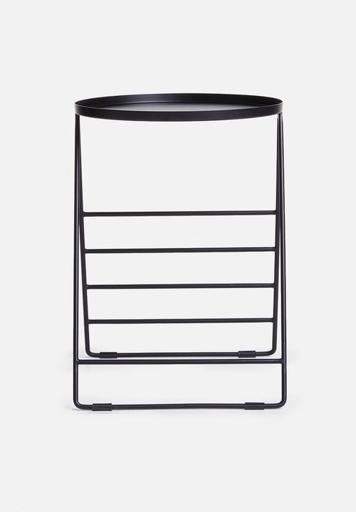 Sixth Floor - Jax side table - black