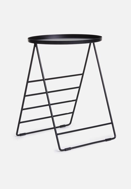 Sixth Floor - Jax side table - black
